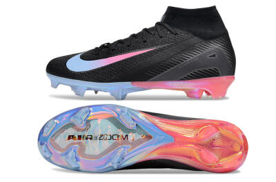 Nike Air Zoom Mercurial Superfly 10 Elite FG Firm Ground Soccer Cleats - Black/Blue/Pink