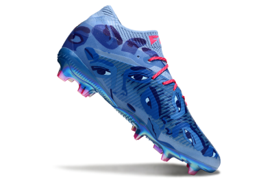 Puma Future 8 Ultimate FG Firm Ground Soccer Cleats - Blue/Pink/Gold