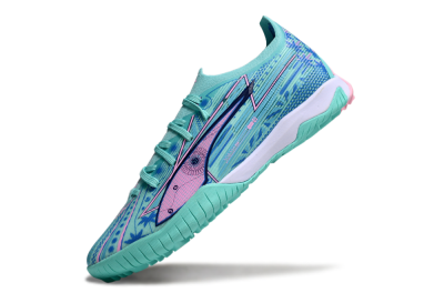 Puma Ultra Ultimate TF Artificial Turf Soccer Shoes - Jade/Blue/Pink