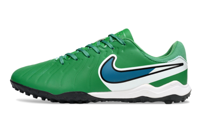 Nike Tiempo Legend 10 Elite TF Artificial Turf Soccer Shoes - Green/Blue/White