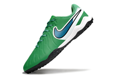 Nike Tiempo Legend 10 Elite TF Artificial Turf Soccer Shoes - Green/Blue/White