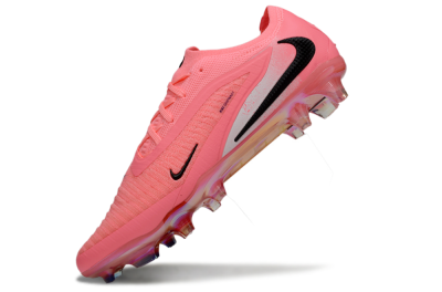 Nike Phantom 6 Elite Low FG Firm Ground Soccer Cleats - Pink/White/Black