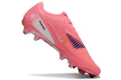 Nike Phantom 6 Elite Low FG Firm Ground Soccer Cleats - Pink/White/Black
