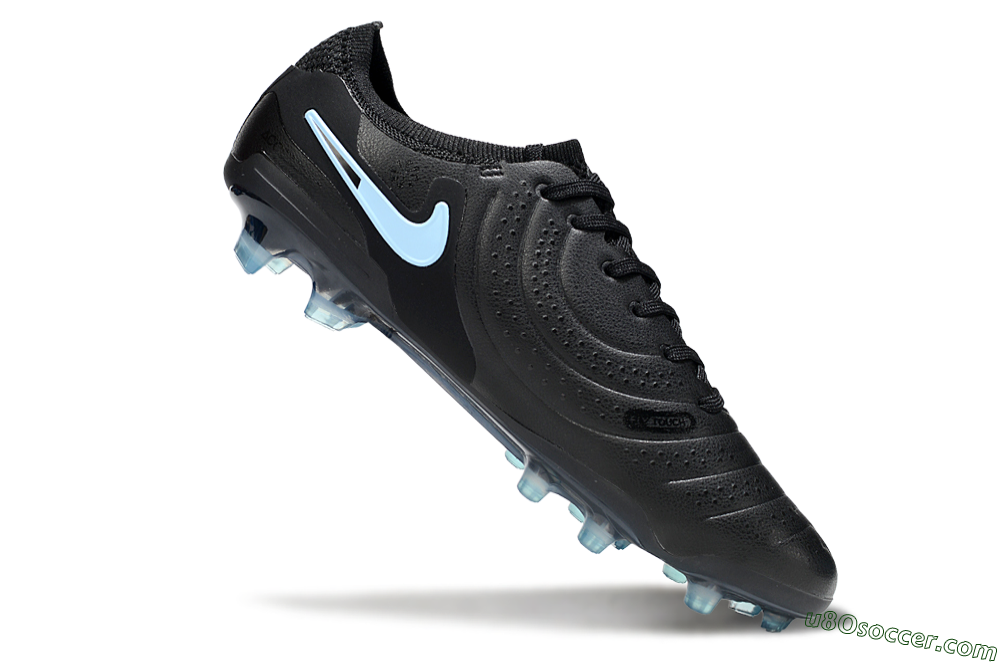 Nike Tiempo Legend 10 Elite FG Firm Ground Soccer Cleats - Black/Jade 4
