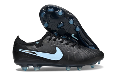 Nike Tiempo Legend 10 Elite FG Firm Ground Soccer Cleats - Black/Jade