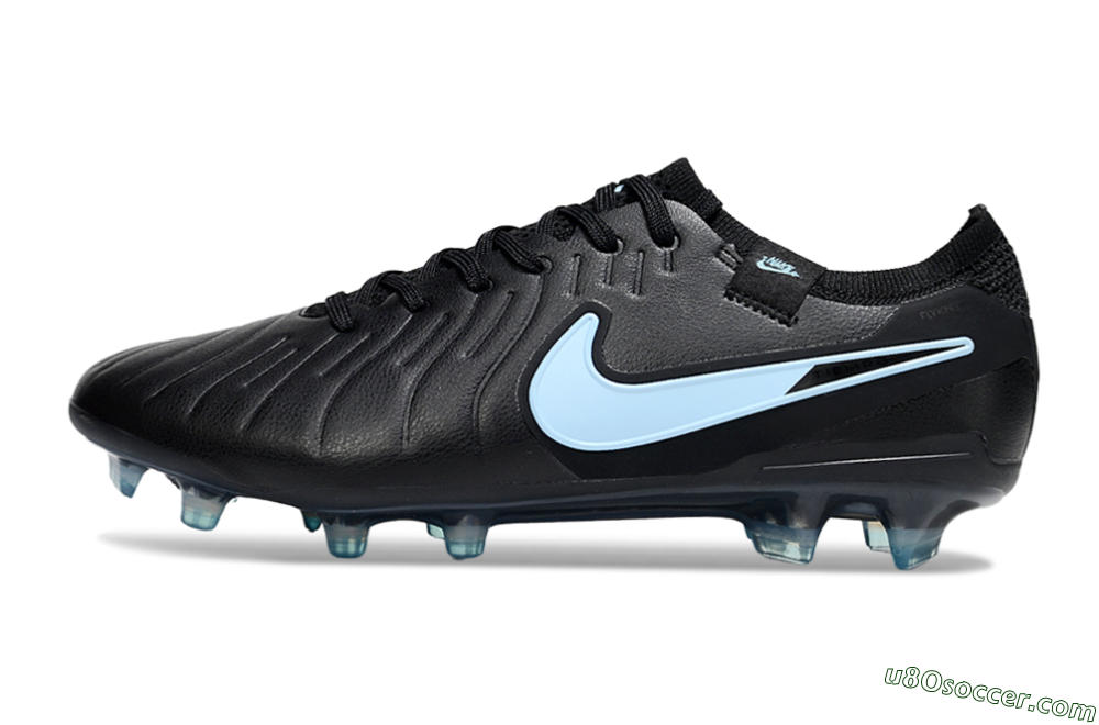 Nike Tiempo Legend 10 Elite FG Firm Ground Soccer Cleats - Black/Jade 2