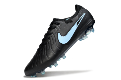 Nike Tiempo Legend 10 Elite FG Firm Ground Soccer Cleats - Black/Jade
