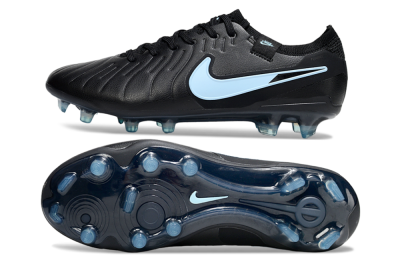 Nike Tiempo Legend 10 Elite FG Firm Ground Soccer Cleats - Black/Jade
