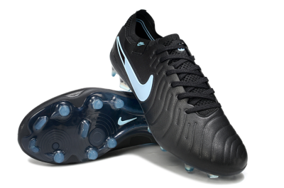 Nike Tiempo Legend 10 Elite FG Firm Ground Soccer Cleats - Black/Jade