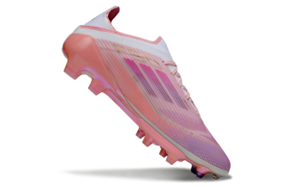 Adidas F50 Lightstrike Pro FG Firm Ground Soccer Cleats - Pink/Purple/Gold