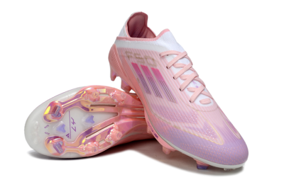 Adidas F50 Lightstrike Pro FG Firm Ground Soccer Cleats - Pink/Purple/Gold
