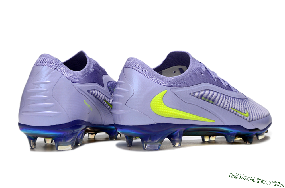 Nike Phantom 6 Elite Low FG Firm Ground Soccer Cleats - Purple/Yellow/Gold 6