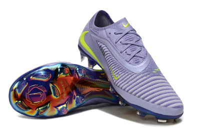 Nike Phantom 6 Elite Low FG Firm Ground Soccer Cleats - Purple/Yellow/Gold