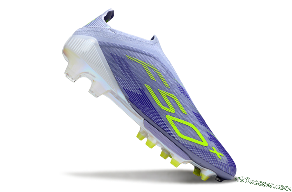 Adidas F50+ Lightstrike Pro FG Firm Ground Soccer Cleats - Blue/Yellow/White 5