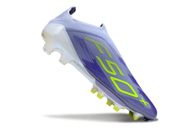Adidas F50+ Lightstrike Pro FG Firm Ground Soccer Cleats - Blue/Yellow/White