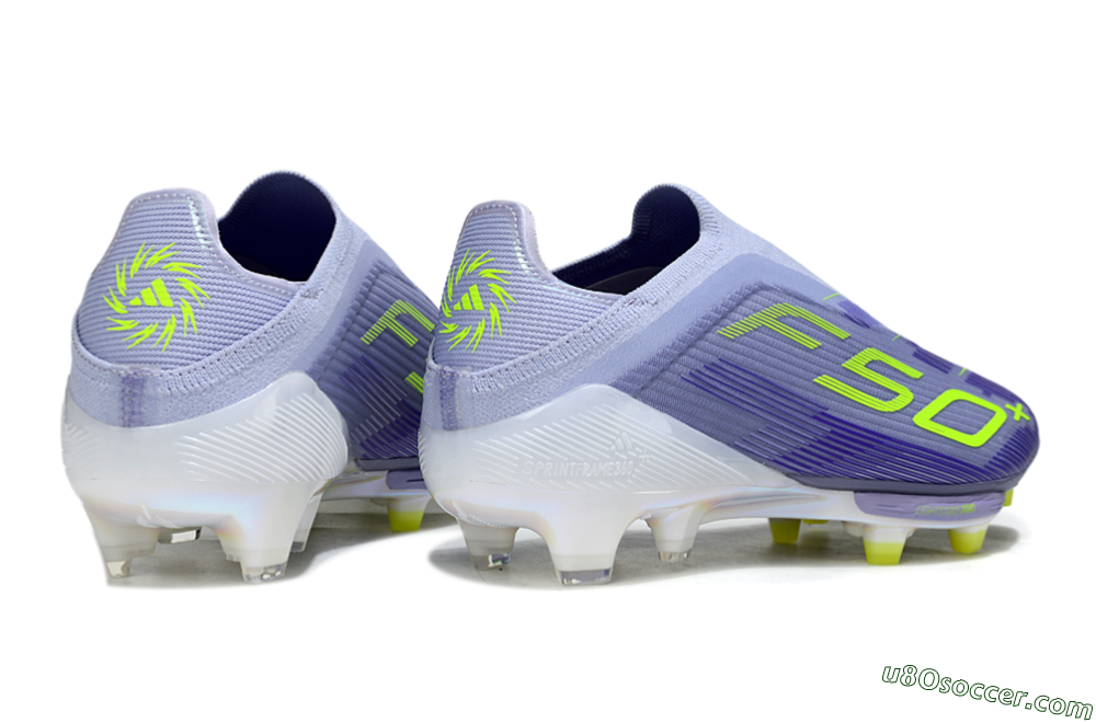 Adidas F50+ Lightstrike Pro FG Firm Ground Soccer Cleats - Blue/Yellow/White 7