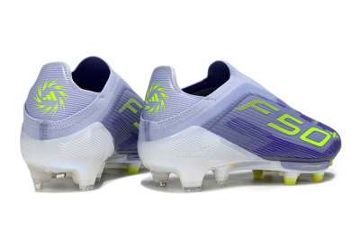 Adidas F50+ Lightstrike Pro FG Firm Ground Soccer Cleats - Blue/Yellow/White