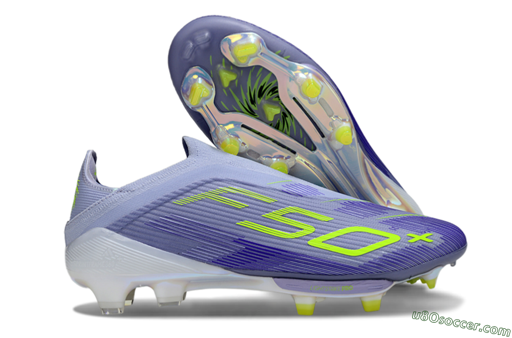 Adidas F50+ Lightstrike Pro FG Firm Ground Soccer Cleats - Blue/Yellow/White 1