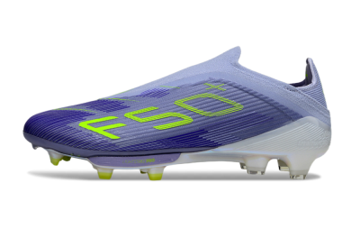 Adidas F50+ Lightstrike Pro FG Firm Ground Soccer Cleats - Blue/Yellow/White