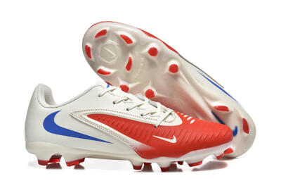 Nike Phantom 6 Elite Low FG Firm Ground Soccer Cleats - Red/White/Blue