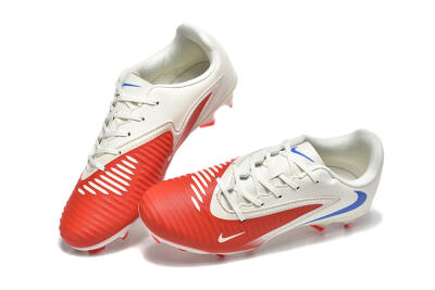 Nike Phantom 6 Elite Low FG Firm Ground Soccer Cleats - Red/White/Blue
