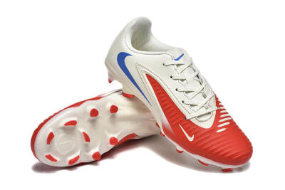 Nike Phantom 6 Elite Low FG Firm Ground Soccer Cleats - Red/White/Blue