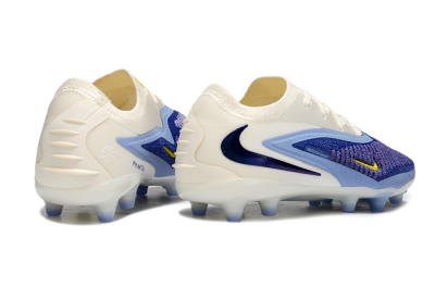Nike Phantom 6 Elite Low FG Firm Ground Soccer Cleats - Blue/White/Yellow