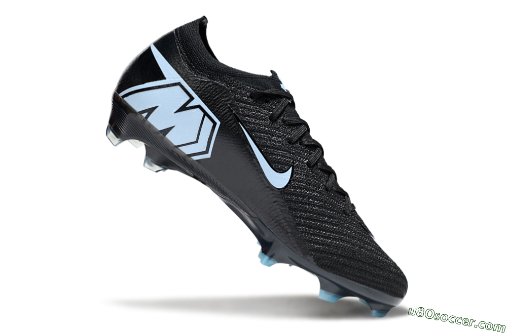 Nike Air Zoom Mercurial Vapor 16 Elite FG Firm Ground Soccer Cleats - Black/Jade 4