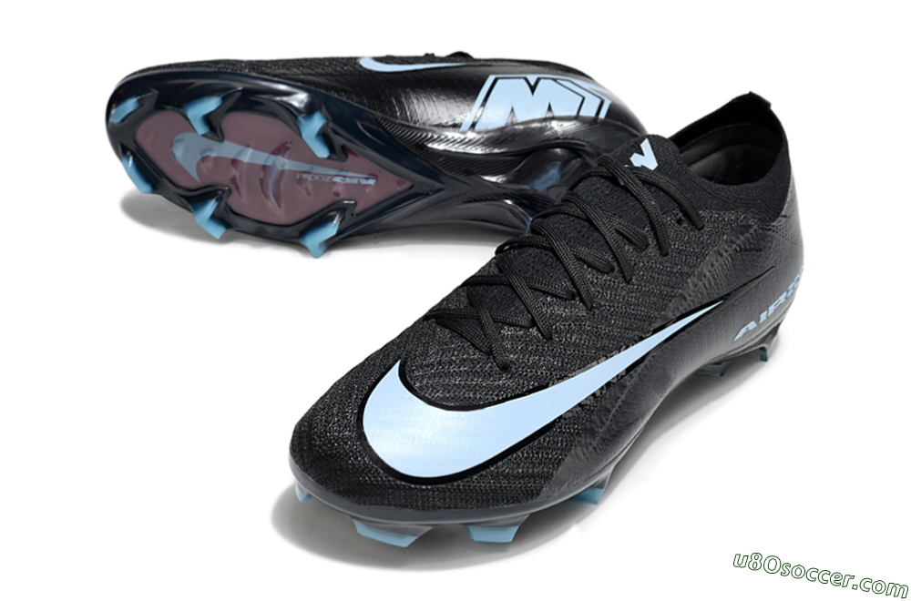 Nike Air Zoom Mercurial Vapor 16 Elite FG Firm Ground Soccer Cleats - Black/Jade 3