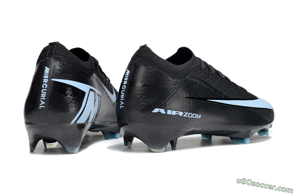 Nike Air Zoom Mercurial Vapor 16 Elite FG Firm Ground Soccer Cleats - Black/Jade 6