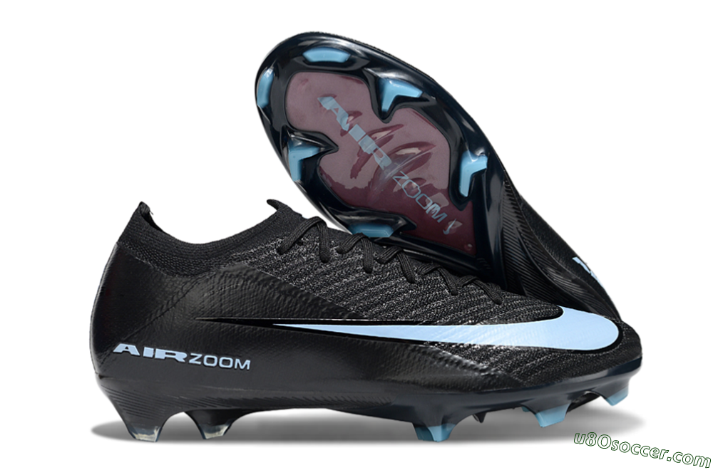 Nike Air Zoom Mercurial Vapor 16 Elite FG Firm Ground Soccer Cleats - Black/Jade 1