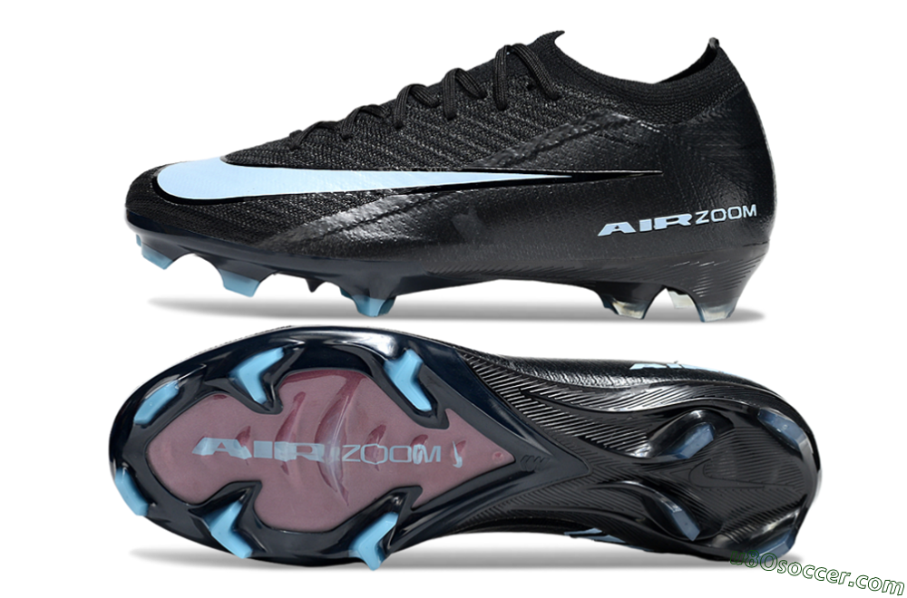 Nike Air Zoom Mercurial Vapor 16 Elite FG Firm Ground Soccer Cleats - Black/Jade 0