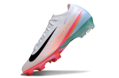 Nike Air Zoom Mercurial Vapor 16 Elite FG Firm Ground Soccer Cleats - White/Black/Pink/Jade