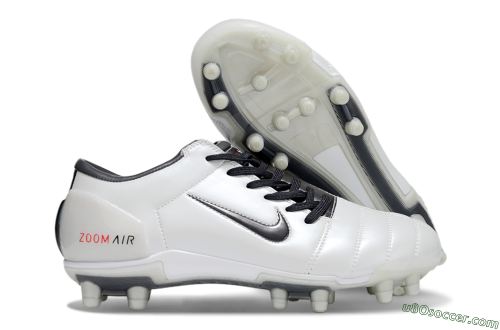 Nike Air Zoom Total 90 III FG Firm Ground Soccer Cleats - White/Black/Red 1