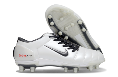 Nike Air Zoom Total 90 III FG Firm Ground Soccer Cleats - White/Black/Red