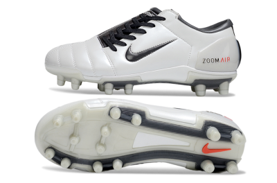 Nike Air Zoom Total 90 III FG Firm Ground Soccer Cleats - White/Black/Red