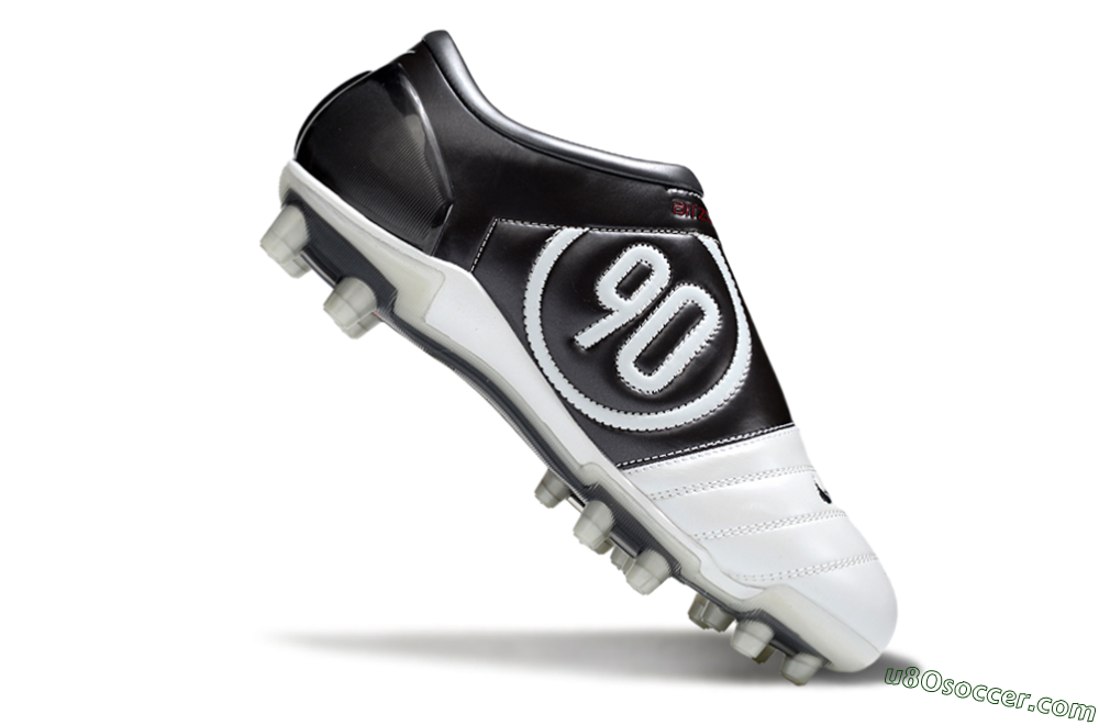 Nike Air Zoom Total 90 III FG Firm Ground Soccer Cleats - White/Black/Red 4