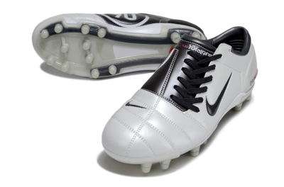 Nike Air Zoom Total 90 III FG Firm Ground Soccer Cleats - White/Black/Red