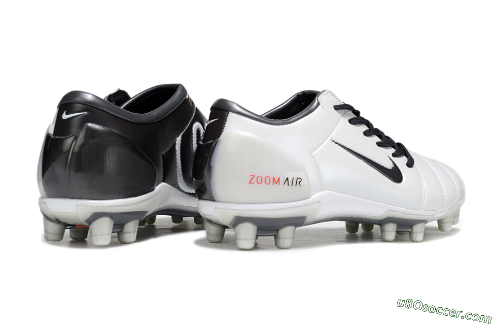 Nike Air Zoom Total 90 III FG Firm Ground Soccer Cleats - White/Black/Red 6