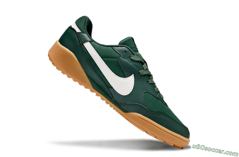 Nike Terra Manta TF Artificial Turf Soccer Shoes - Green/White/Brown 4