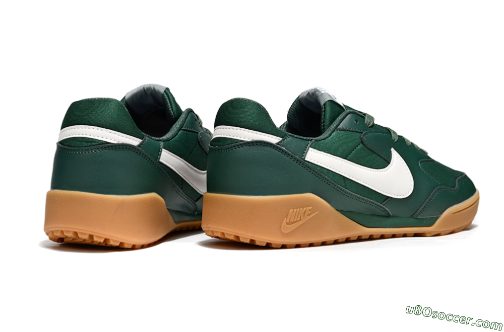 Nike Terra Manta TF Artificial Turf Soccer Shoes - Green/White/Brown 6
