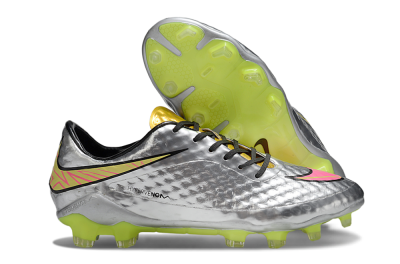 Nike Hypervenom Phantom Rgn SE FG Firm Ground Soccer Cleats - Silver/Pink/Gold