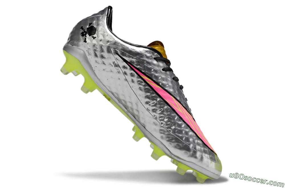 Nike Hypervenom Phantom Rgn SE FG Firm Ground Soccer Cleats - Silver/Pink/Gold 4