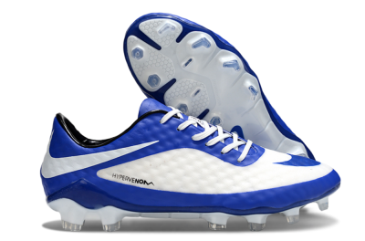 Nike Hypervenom Phantom Rgn SE FG Firm Ground Soccer Cleats - White/Blue/Black