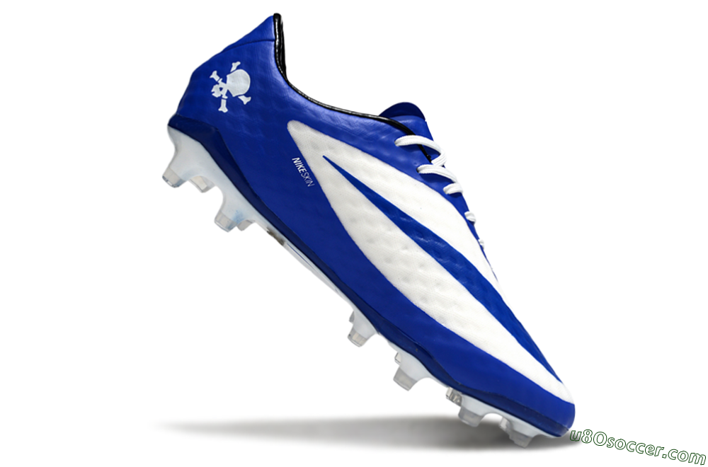 Nike Hypervenom Phantom Rgn SE FG Firm Ground Soccer Cleats - White/Blue/Black 4