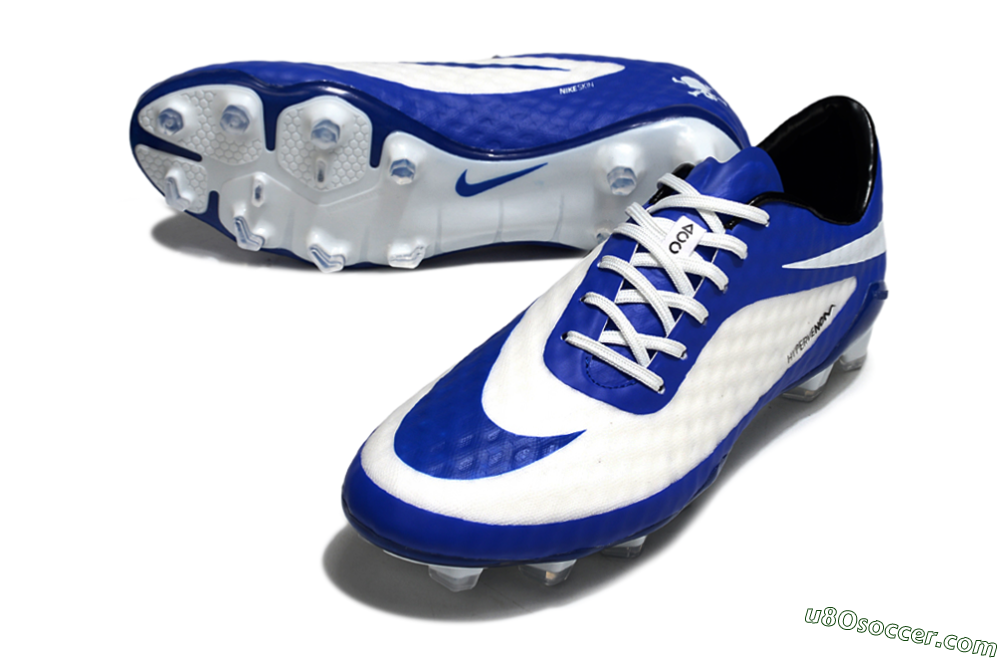 Nike Hypervenom Phantom Rgn SE FG Firm Ground Soccer Cleats - White/Blue/Black 3