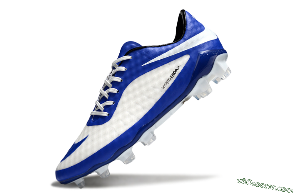 Nike Hypervenom Phantom Rgn SE FG Firm Ground Soccer Cleats - White/Blue/Black 5