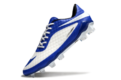 Nike Hypervenom Phantom Rgn SE FG Firm Ground Soccer Cleats - White/Blue/Black
