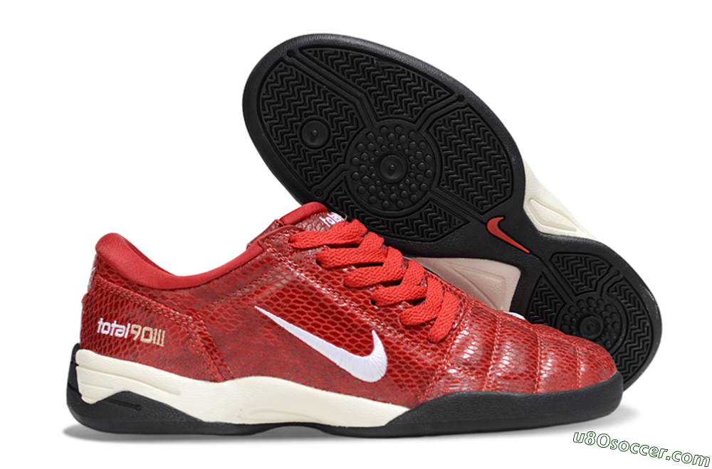 Nike Total 90 III IC Indoor & Futsal Soccer Shoes - Red/White 1