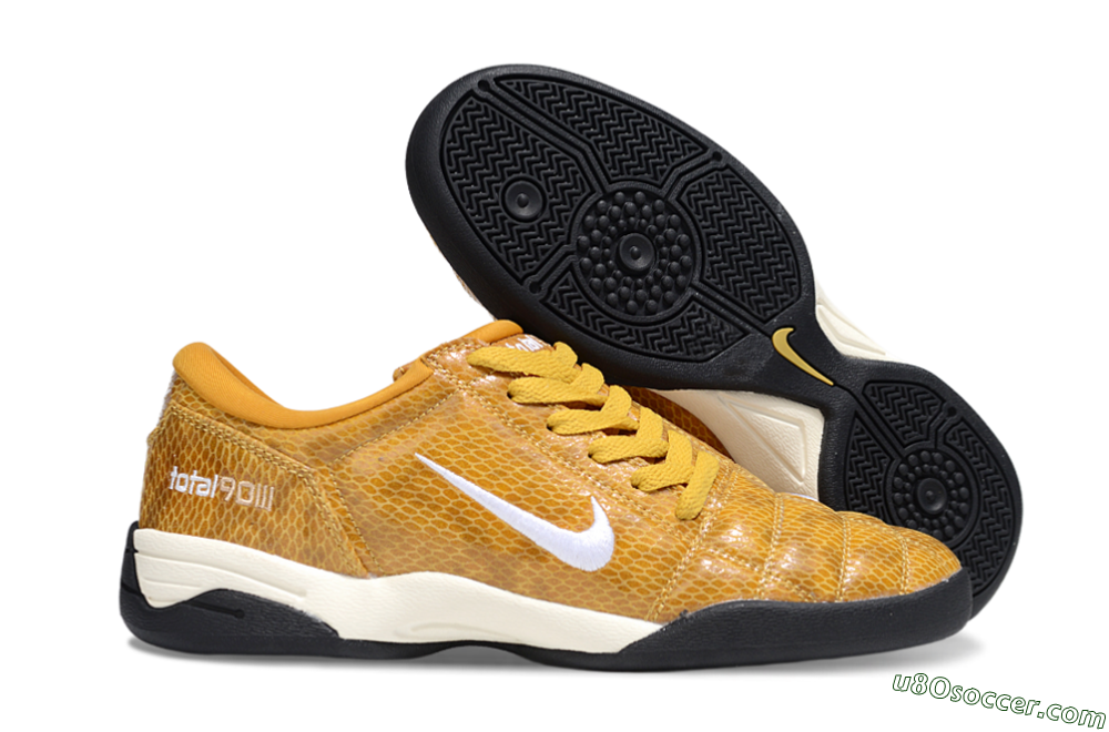 Nike Total 90 III IC Indoor & Futsal Soccer Shoes - Yellow/White/Black 1